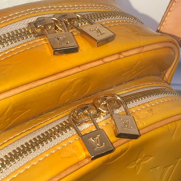 LOUIS VUITTON Wooster Vernis Monogram Crossbody Bag with Vachetta Shoulder Strap - Picture 4 of 17